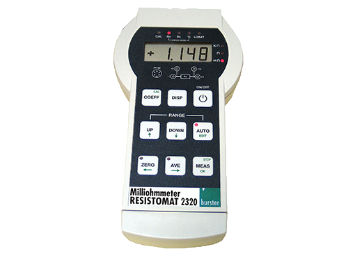 ohmmeters: RESISTOMAT portable milliohmmeters burster 2320